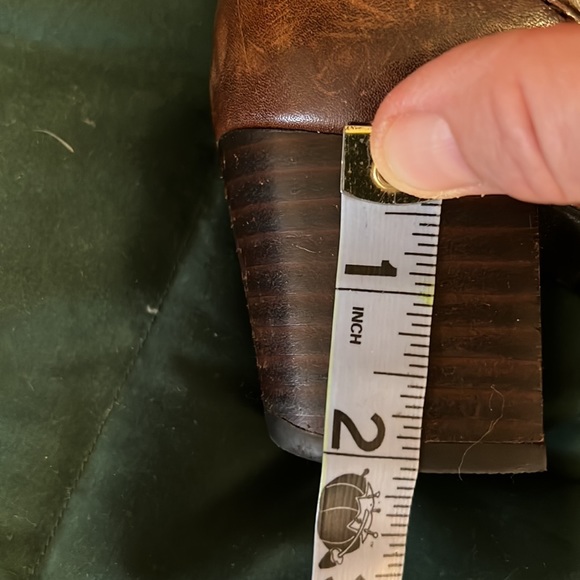 bjorn Shoes Vintage Genuine Leather Tall Bjorn Boots With 2 Inch